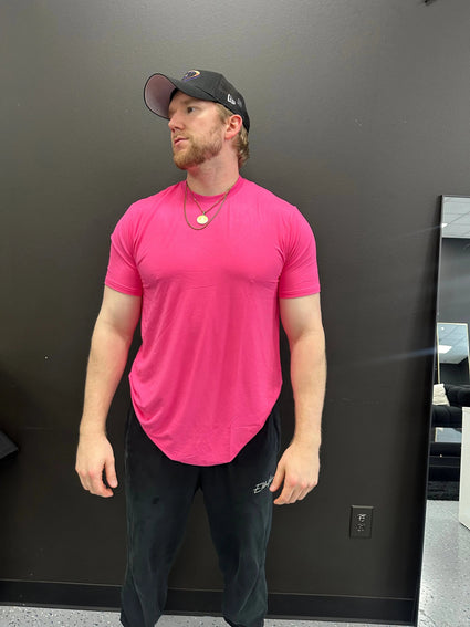 Pink CLEARANCE COLORS MEN'S BLANK FITTED T SHIRT (Copy) ekkovision