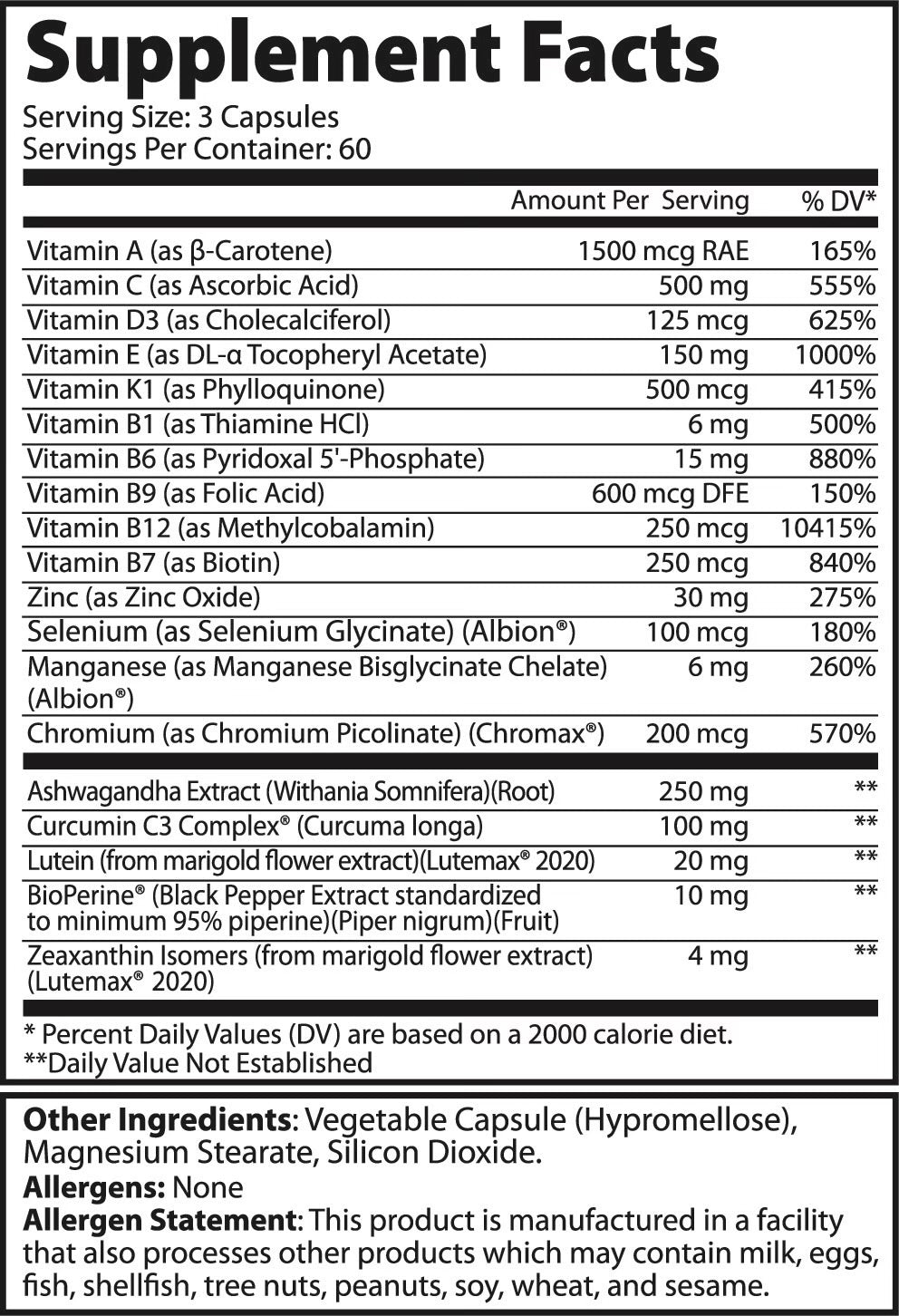 Multivitamin 3rd Party Tested – ekkovision