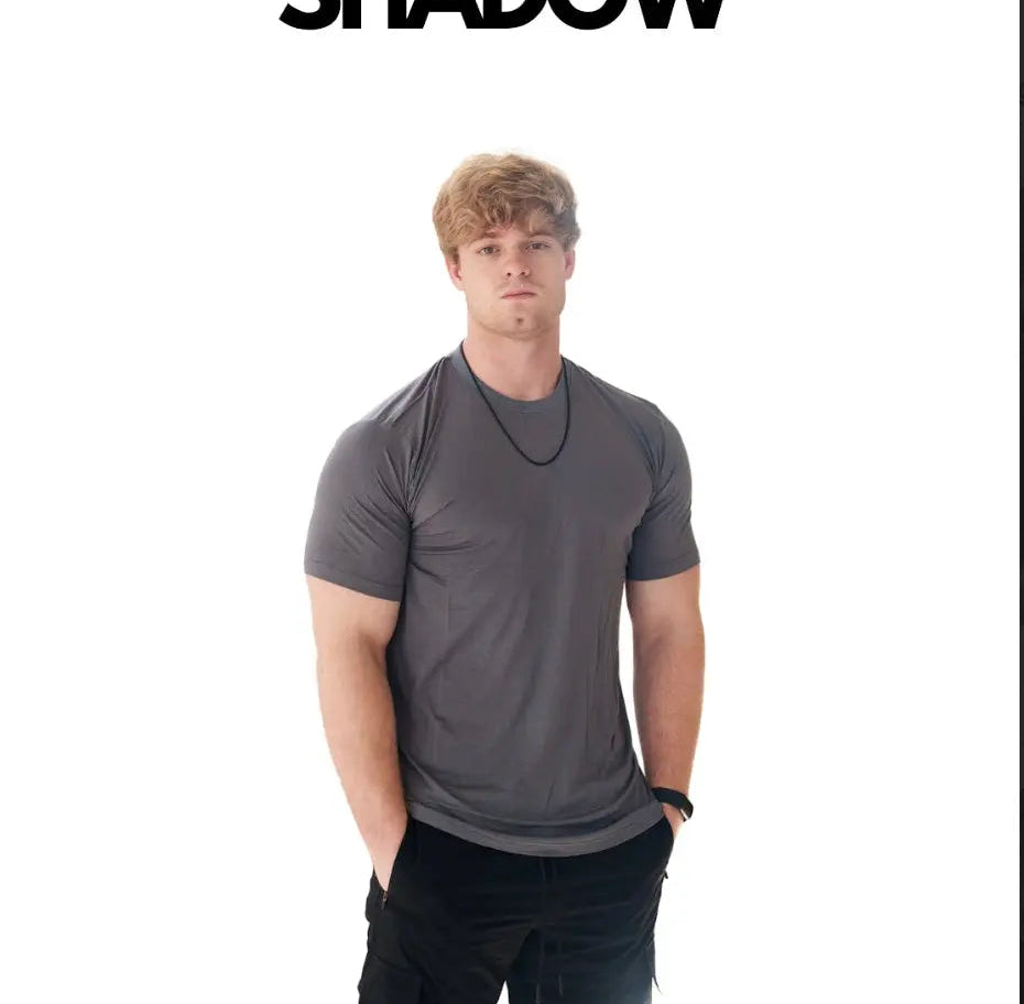 Powder Blue CLEARANCE COLORS MEN'S BLANK FITTED T SHIRT (Copy) ekkovision