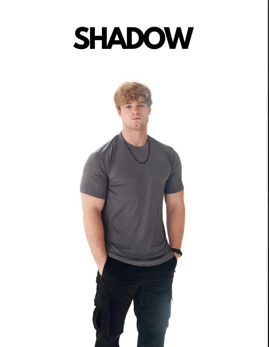 Powder Blue CLEARANCE COLORS MEN'S BLANK FITTED T SHIRT (Copy) ekkovision