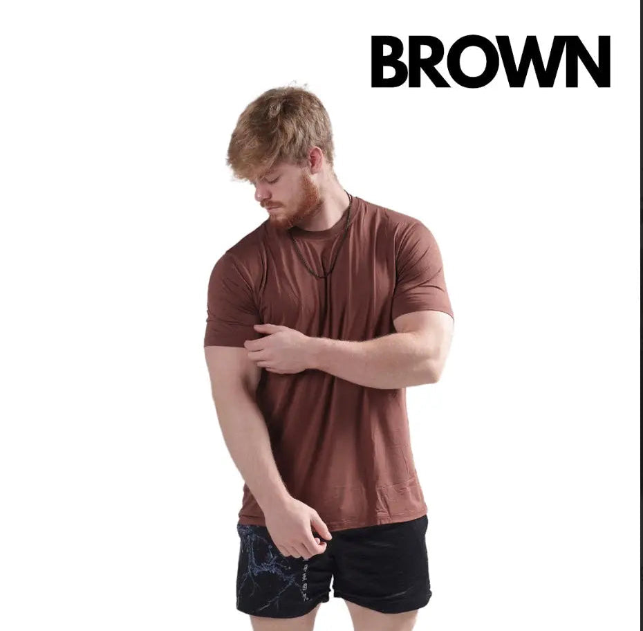 Powder Blue CLEARANCE COLORS MEN'S BLANK FITTED T SHIRT (Copy) ekkovision