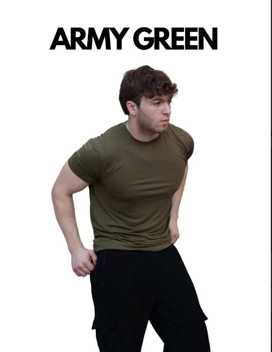 Powder Blue CLEARANCE COLORS MEN'S BLANK FITTED T SHIRT (Copy) ekkovision