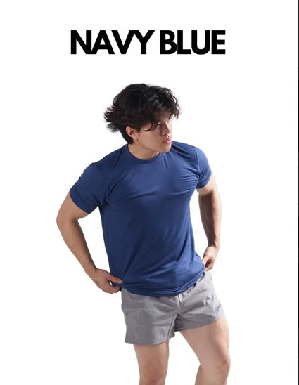 Powder Blue CLEARANCE COLORS MEN'S BLANK FITTED T SHIRT (Copy) ekkovision