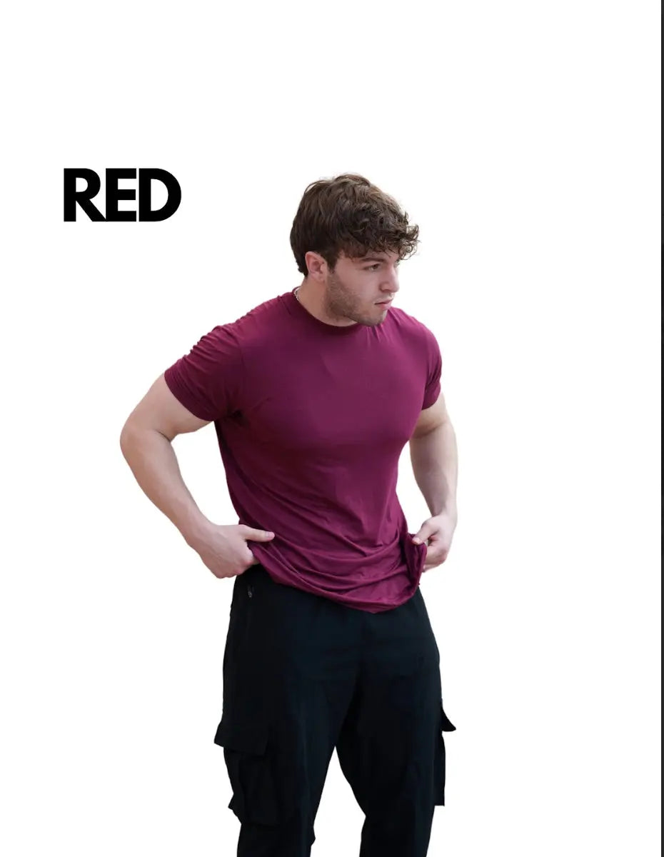 Powder Blue CLEARANCE COLORS MEN'S BLANK FITTED T SHIRT (Copy) ekkovision