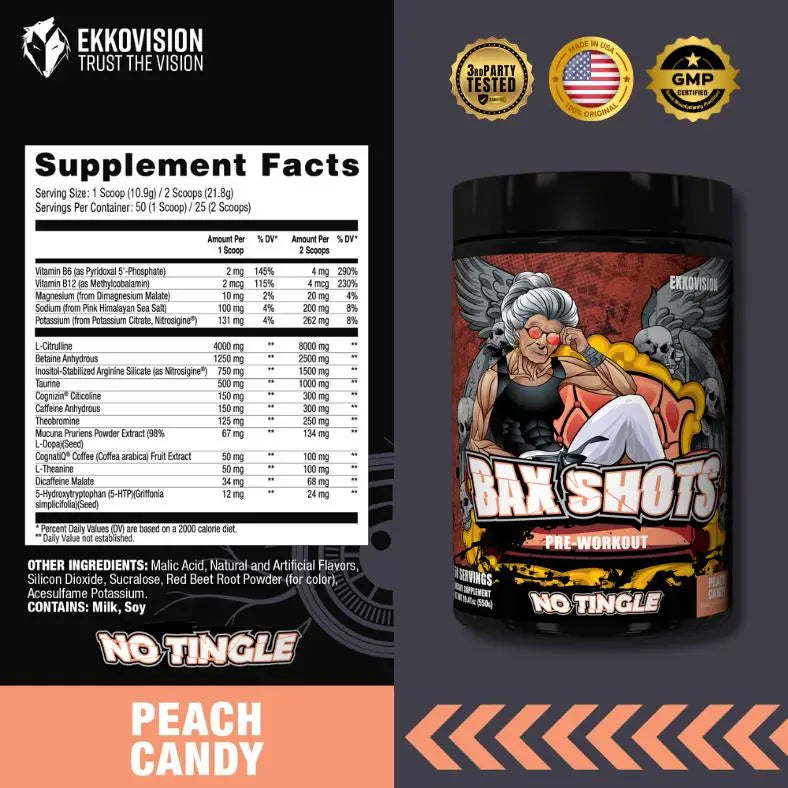Bax Shots Preworkout - Baxter Signature