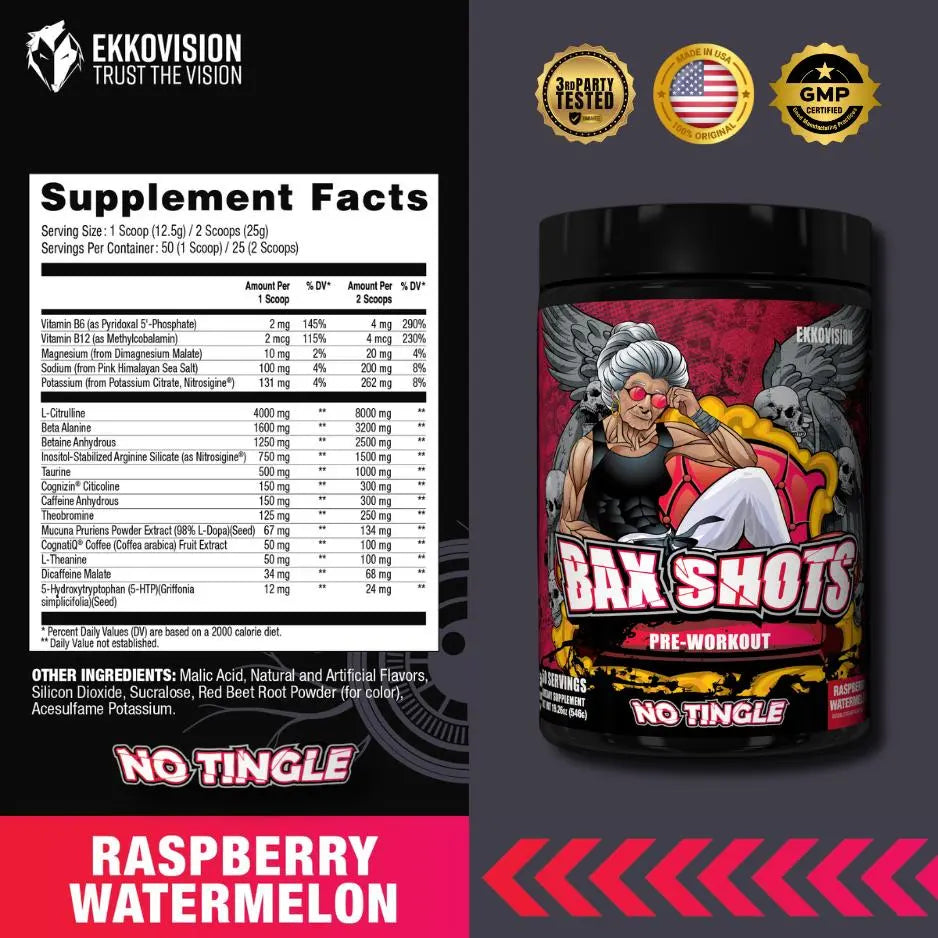 Bax Shots Preworkout - Baxter Signature