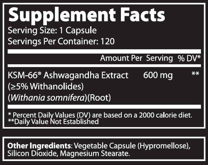 KSM-66 Ashwagandha 120 Servings