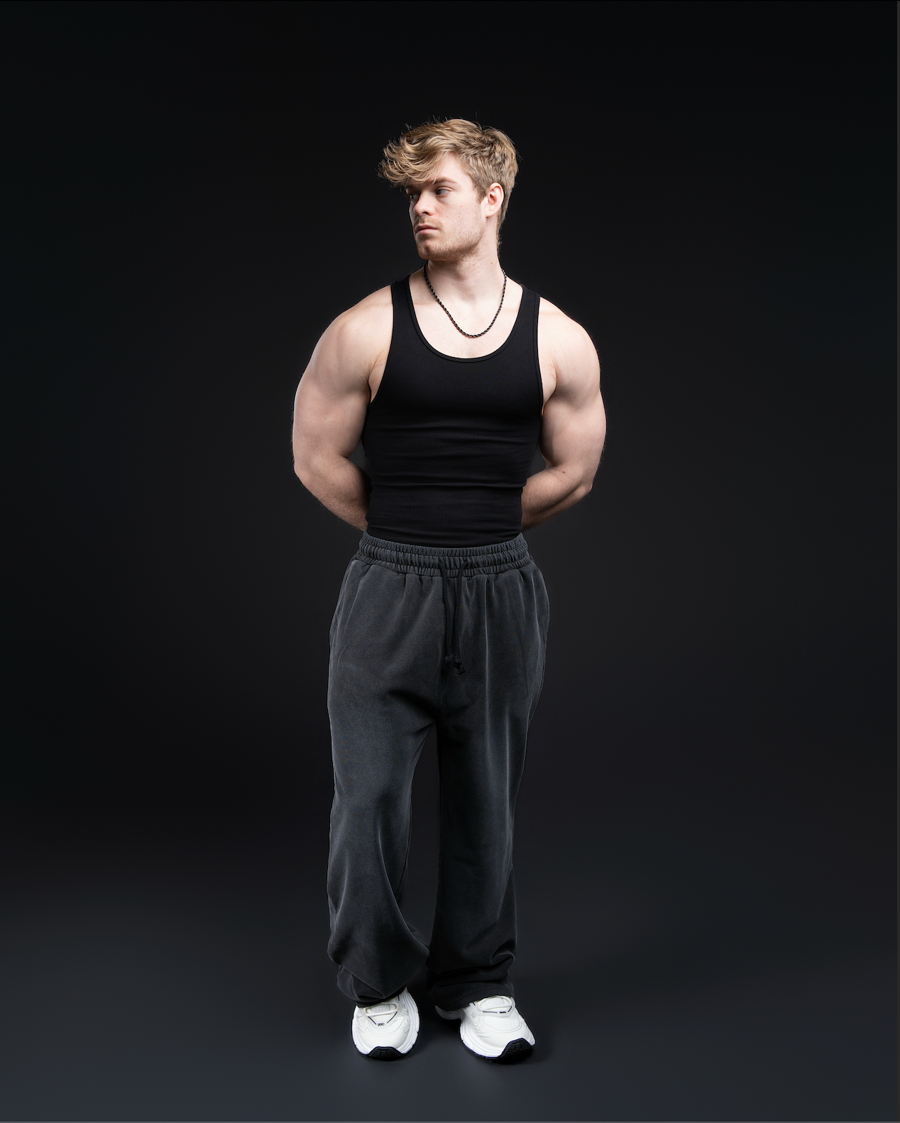 Blank Acid Wash Sweats - Small