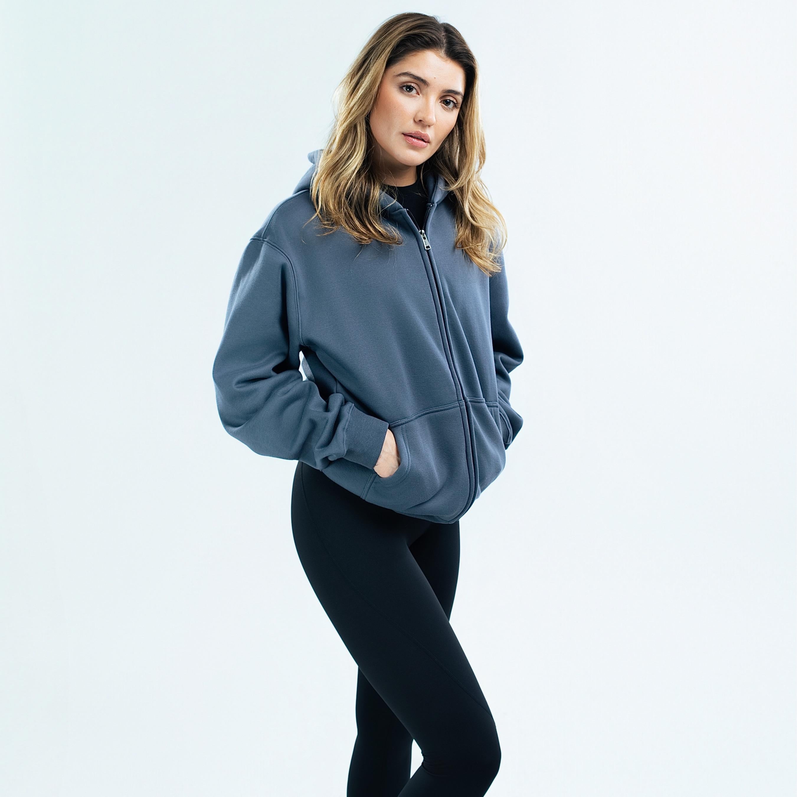 EKKO Polar Fleece Zip-Up Hoodie