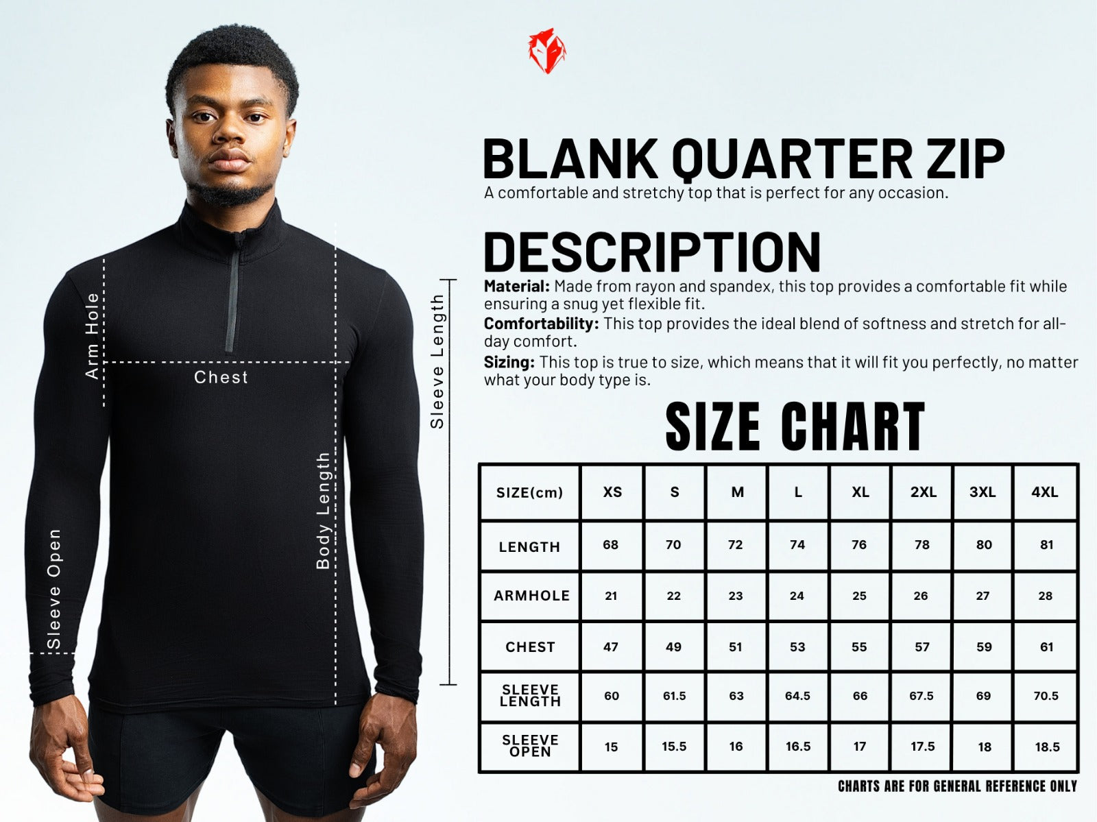 EKKO Blank Quarter Zip - ekkovision