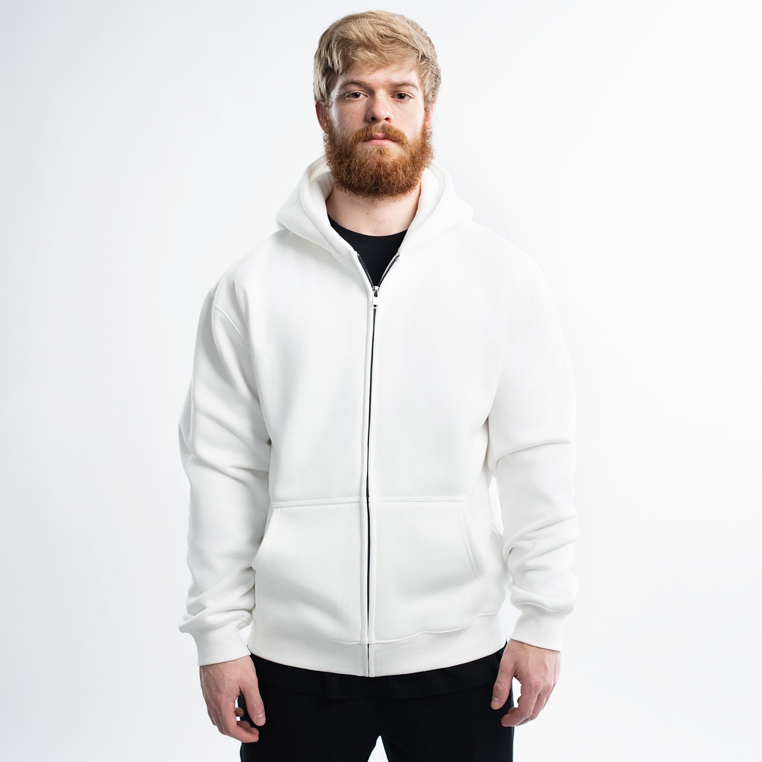 EKKO Blank Zip-Up Hoodie - Polar Fleece -Unisex