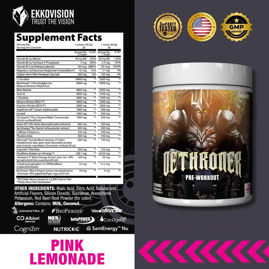 EKKO Dethroner Preworkout