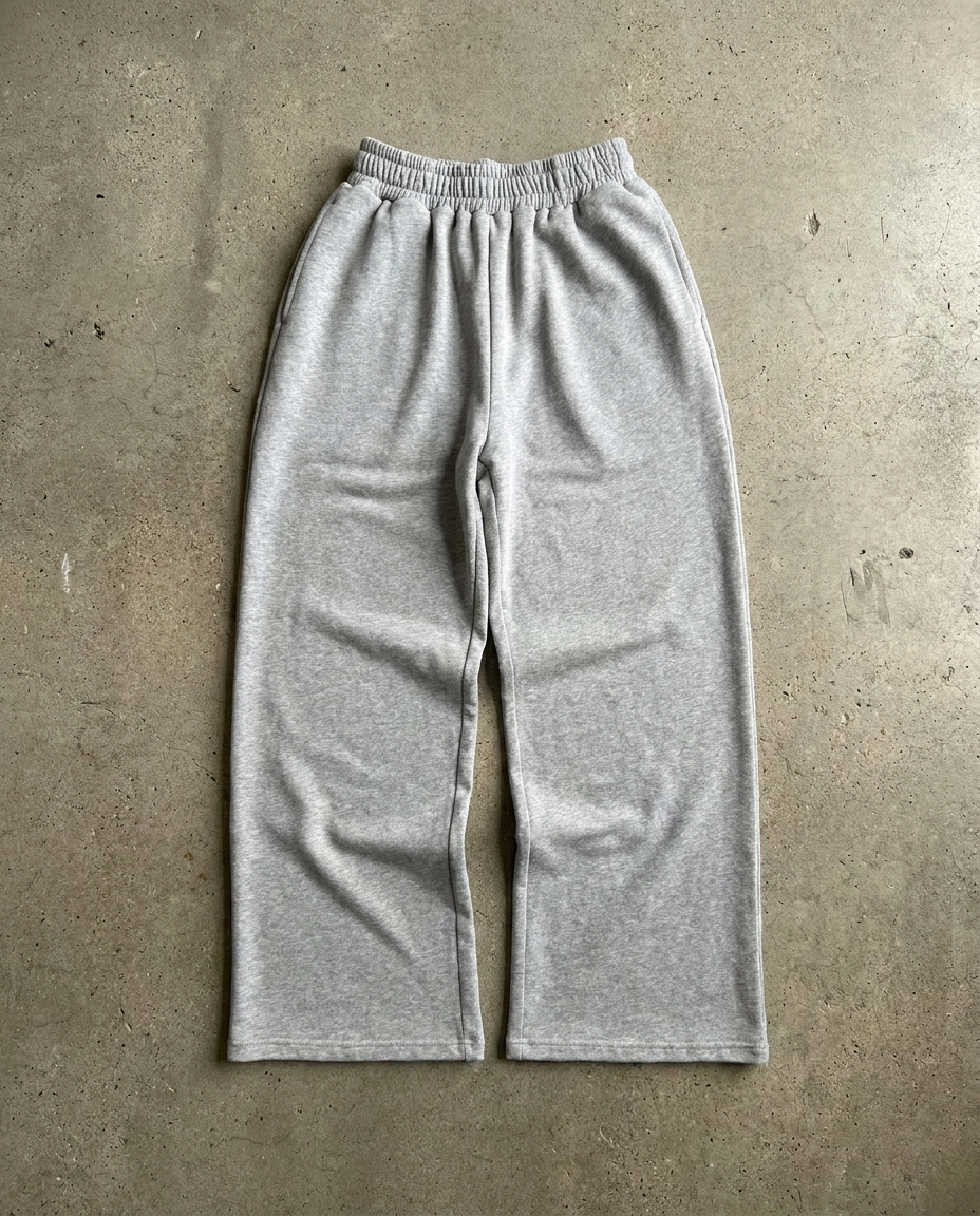 Blank Oversized 100% Cotton Fleece Sweatpants