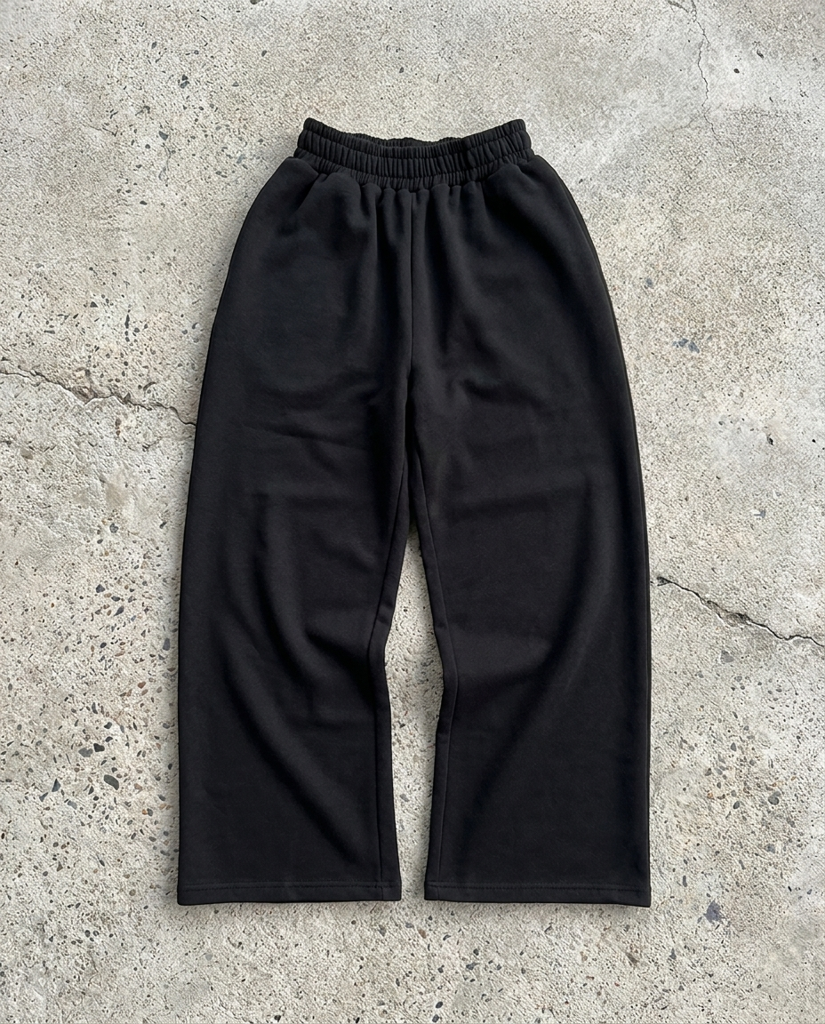 Blank Oversized 100% Cotton Fleece Sweatpants