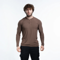 EKKO Blank Henley Long Sleeve